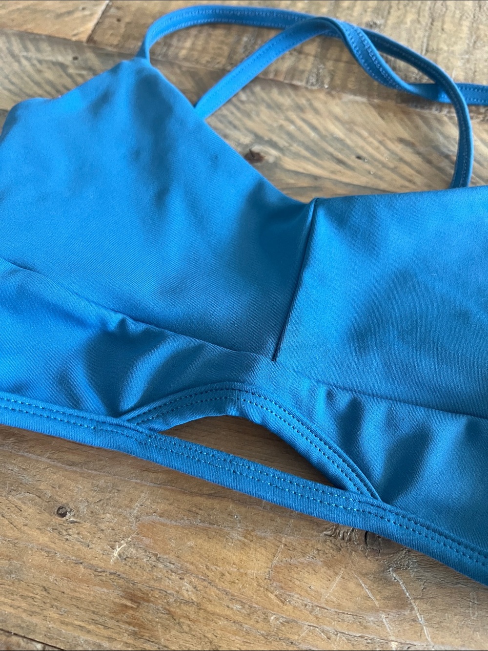 Blue Strappy Bralette by 5 dancewear. Size women’s XX Small. - Picture 2 of 5